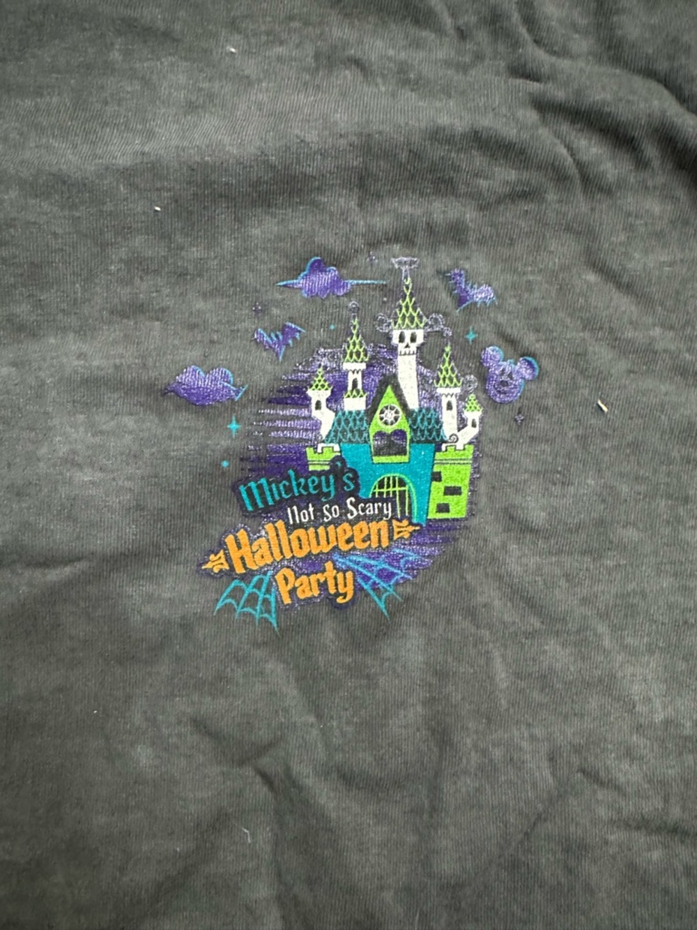 Disney Not-So-Scary Halloween Grey Tee